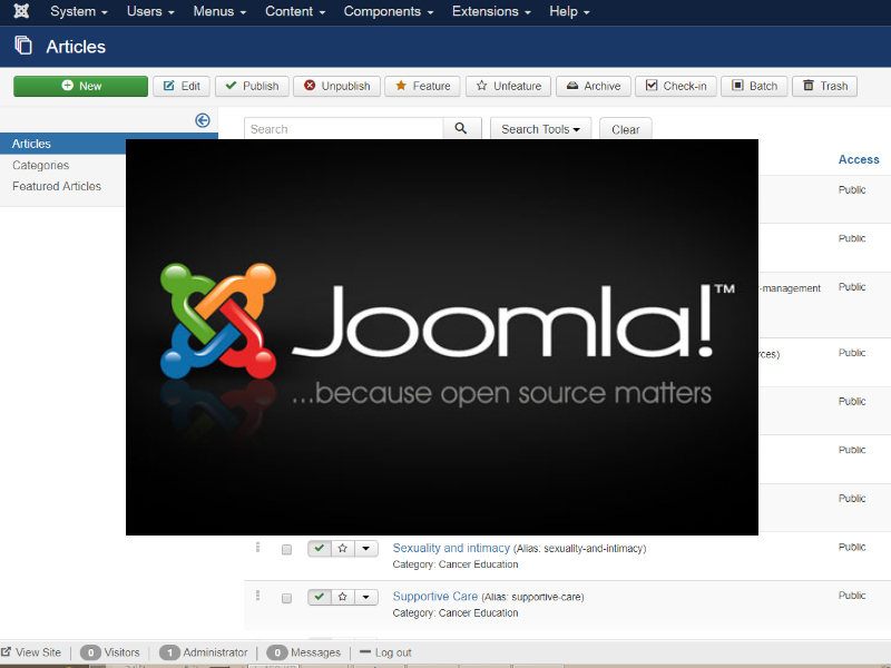 Joomla CMS - 